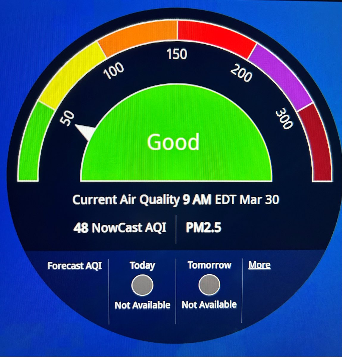 Furman_PD's tweet photo. Okay Paladins, this morning's air quality is good!  Go  enjoy some outdoor activities! https://t.co/VIiGCsZN9T
