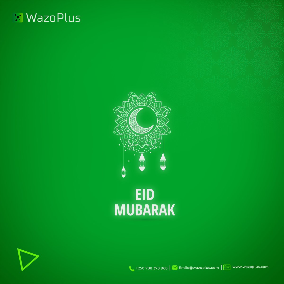 WazoPlus's tweet photo. 🌙 Eid Mubarak! 🌟
Wishing all Muslims a joyous and blessed Eid! May this special day bring peace, happiness, and prosperity to you and your loved ones.
#EidMubarak2025 #Blessings #Joy #Prosperity #Wazoplus https://t.co/kTZUFxItCB