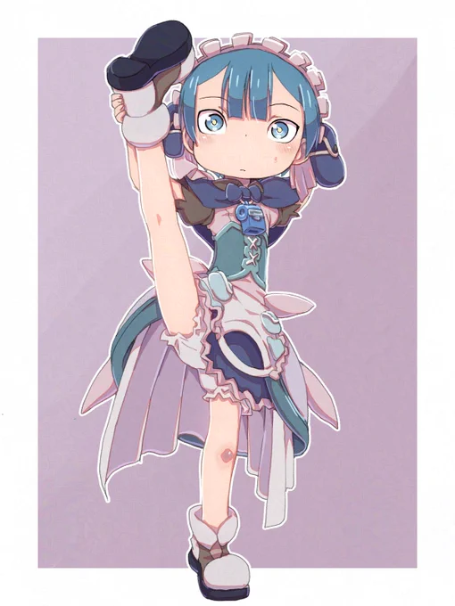I字バランスにチャレンジするマルルク#メイドインアビス #miabyss 