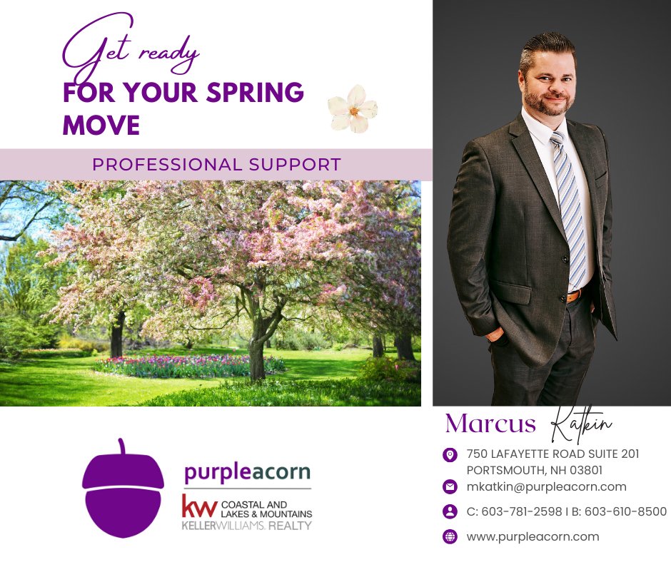 MarcusKatkin's tweet image. 🌸 Spring is the season for new beginnings! Whether you’re buying or selling, make your move smooth and stress-free. Contact us today for expert support!
#RealEstate #SpringMove #DreamHome #MarcusKatkin #PurpleAcorn #KWCoastalRealty