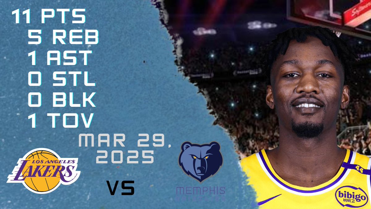 NBAPlayersHigh's tweet image. Dorian Finney-Smith Stats For NBA Game vs GRIZZLIES 29-03-2025 youtu.be/vzBuk39RE9Y

#DorianFinney-Smith #Dorian #Finney-Smith #nba #nbahighlights #basketball #los #angeles #lakers #losangeleslakers