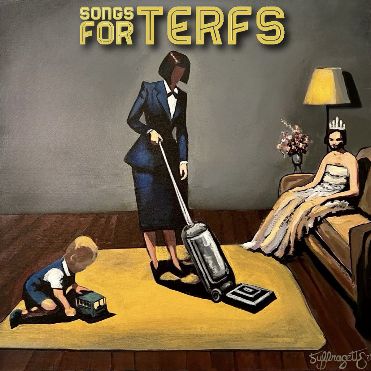 5uffragette's tweet photo. 🌟 TOMORROW IS THE DAY!!

My EP “Songs for Terfs” is released, just in time for Trans Day of Visibility!! 

My artist link on Spotify:
https://t.co/DpHBzxAzSF

On Apple: 

https://t.co/0aTRduKZHC

Here is “Inclusivity,” one of the singles: https://t.co/wKoIbwwJeW