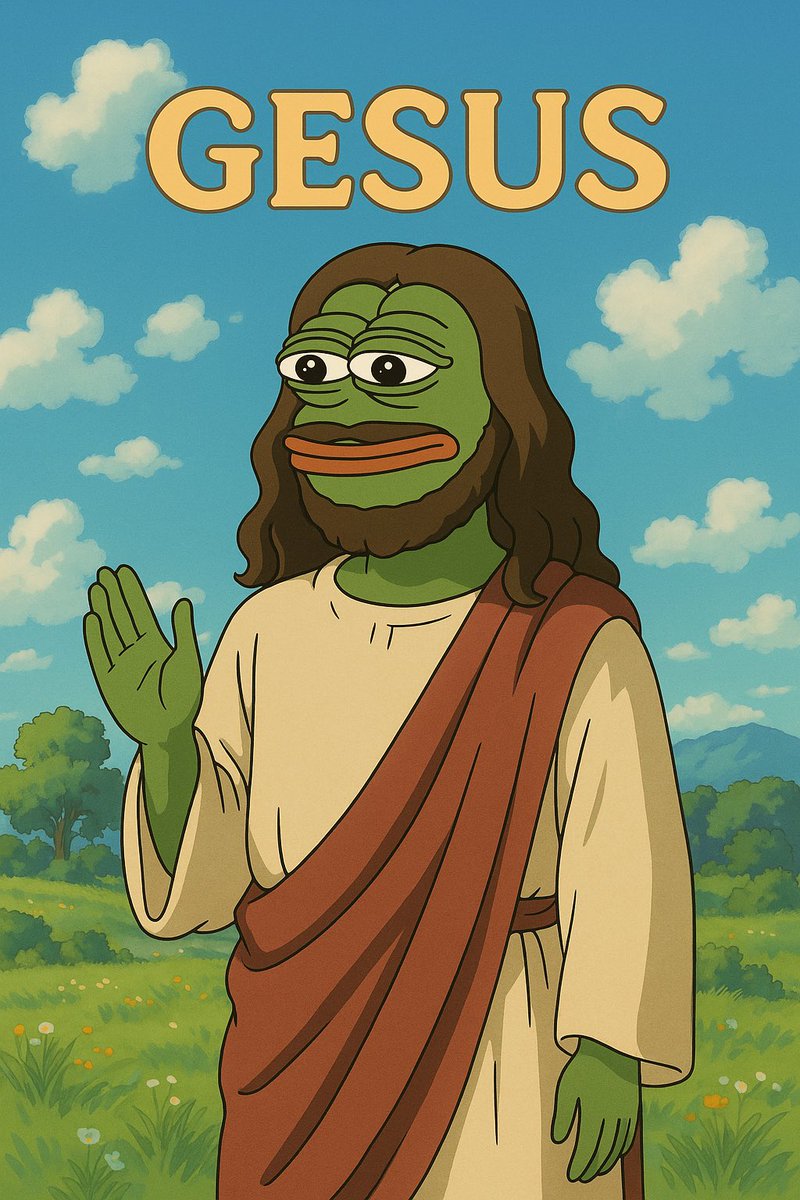 GESUS loves you. 

$GEPE