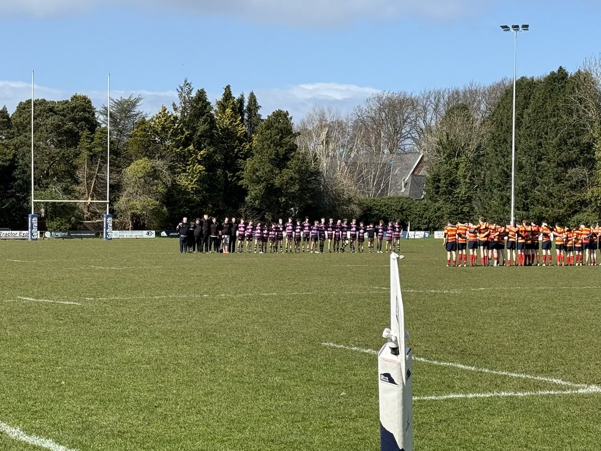 Down at Milbrae for the u15 West Shield final with <a href="/OfficialAyrRFC/">Ayr RFC</a> v <a href="/BurnbraeBull/">West of Scotland Rugby</a> . Congratulations to Ayr taking the win on a close game.