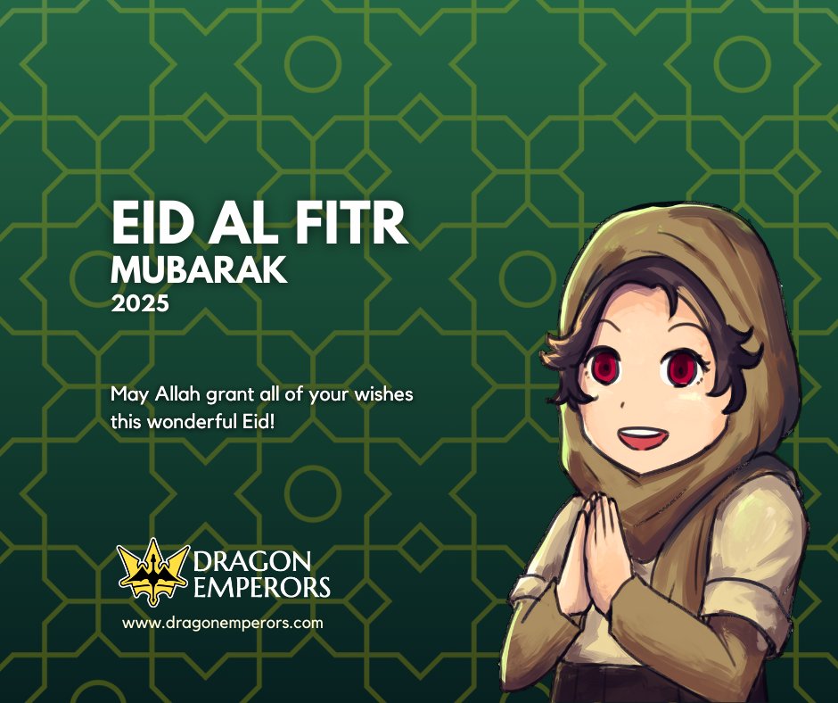 Eid Mubarak, everyone! May God grant all of your wishes this wonderful Eid.
Here's wishing everyone a great day for today and onwards whether you celebrate it or not.

Hope you have a great week!

#EidUlFitr