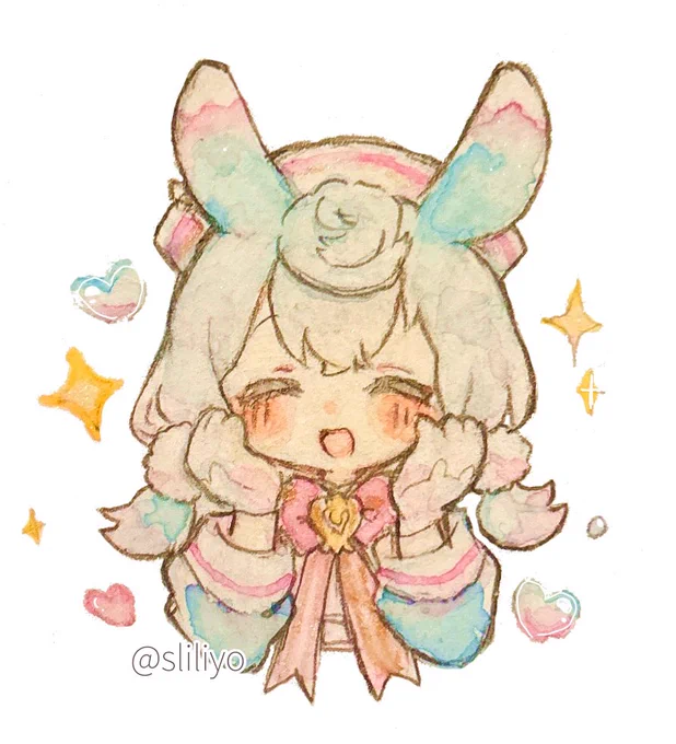アナログで描いたシグウィンちゃ 