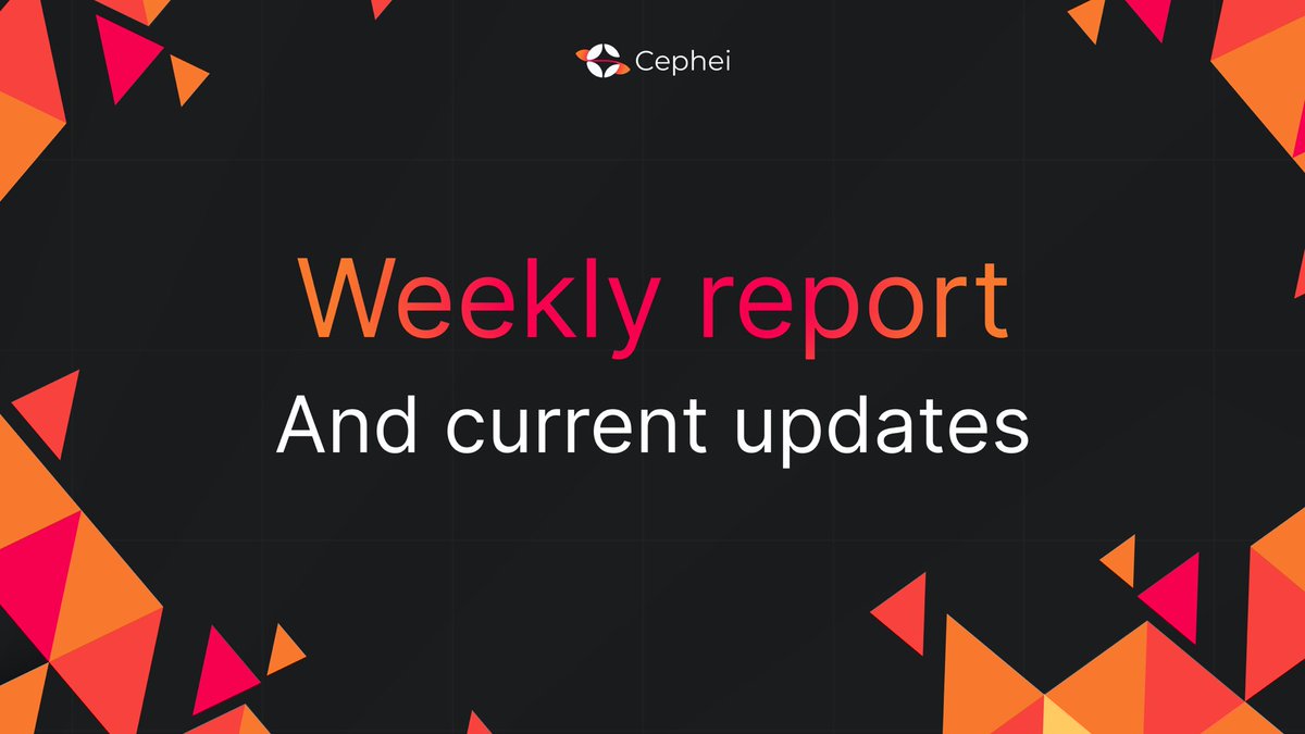 🪐 Cephei — Weekly Report

🪐 Get ready to tackle these exciting tasks this week! So jump to application and hurry up to complete all the tasks!

The deadline is the Friday of the next week.
One of least opportunities to make a contribution and take a bounty for this — would love