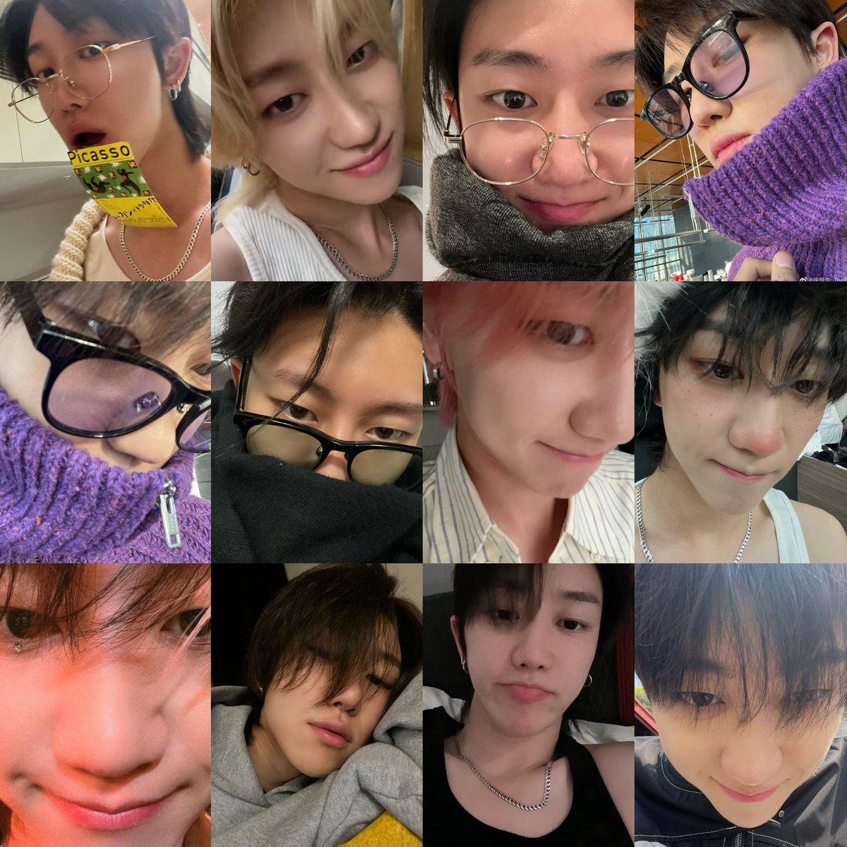 Minghao takes the cutest selfie pretty flower