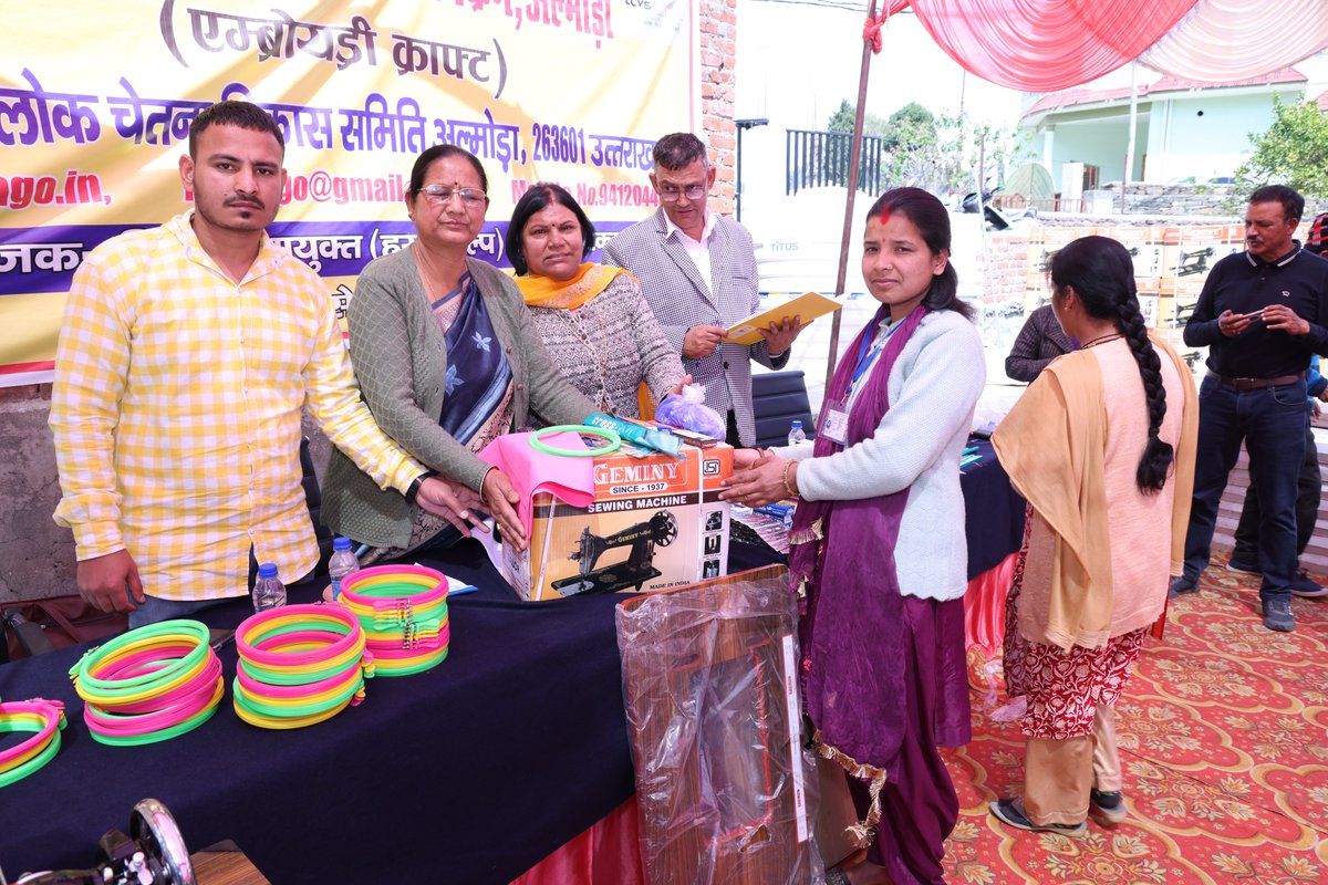 Advanced Tool Kit distribution program of Lok Chetna Vikas Samiti -LCVS NGO