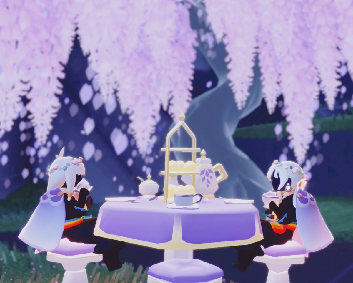 n_af_u's tweet photo. お花見𓂃 𓈒𓏸◌

 #sky星を紡ぐ子どもたち 
 #sky写真部 
 #thatskygame https://t.co/gf7DGO5CRb