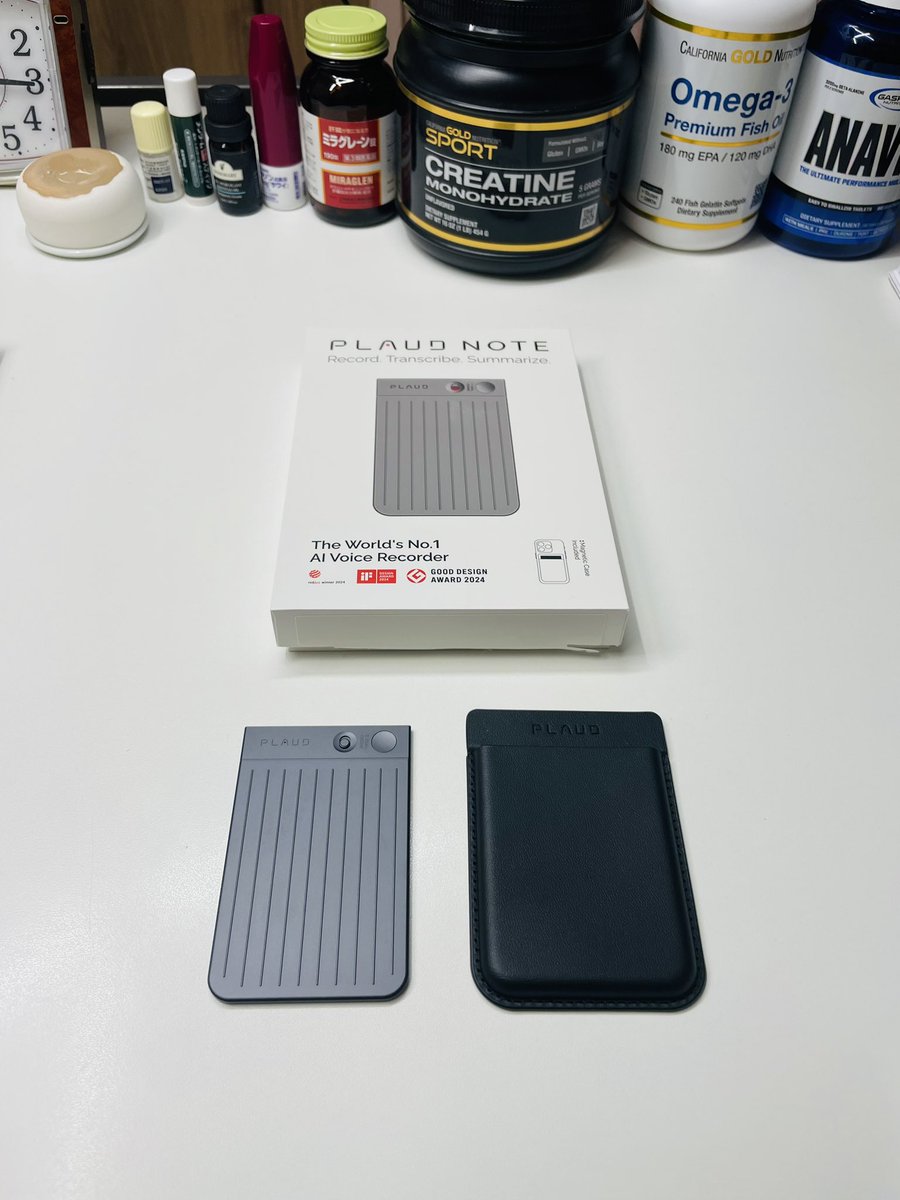 kani_0609's tweet image. #plaudnote 
プラウドノートを購入してみました。
物覚えが悪い自分にとって、これは救世主になるかも…😅
通話も会話も録音 → 自動で文字起こし！
後から予定や重要ワードを見返せて超便利。
車の中での通話もちゃんと録音できました！