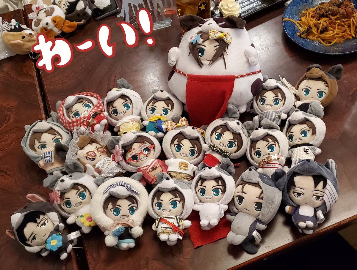 遅ればせながら…。
パネルが本当に美してずっとヤバイヤバイ言ってました。ケーキも可愛いいしわんミもできたしお料理も美味しかった〜😋
本当に素晴らしい誕生会でした✨🙏✨ありがとうございました💗

#エレン誕in日田2025