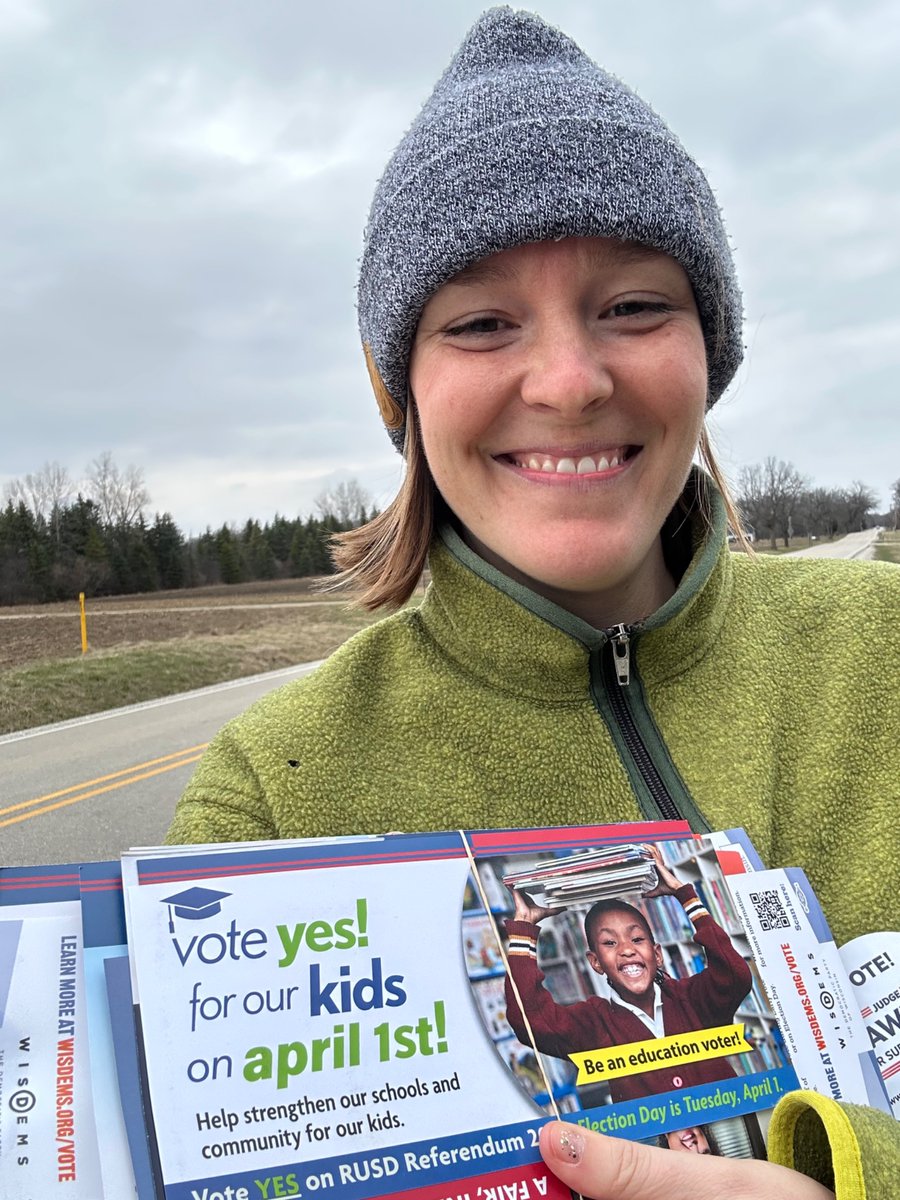 We’re leaving no door unknocked! 

Let’s run through the tape, Wisconsin.