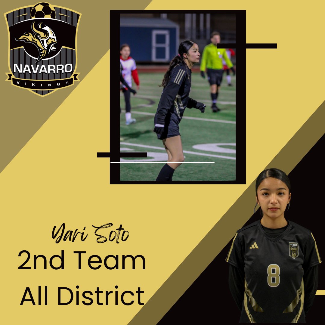 🏆 Second Team All District 24 5A 🏆
Sophomore, Yari Soto
