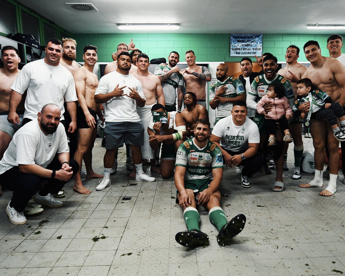 Good to get the W last night. Forza Leoni 🦁
<a href="/BenettonRugby/">Benetton Rugby 🦁</a> 

Thanks for all your support in Monigo 💚

#BenettonRugby #URC