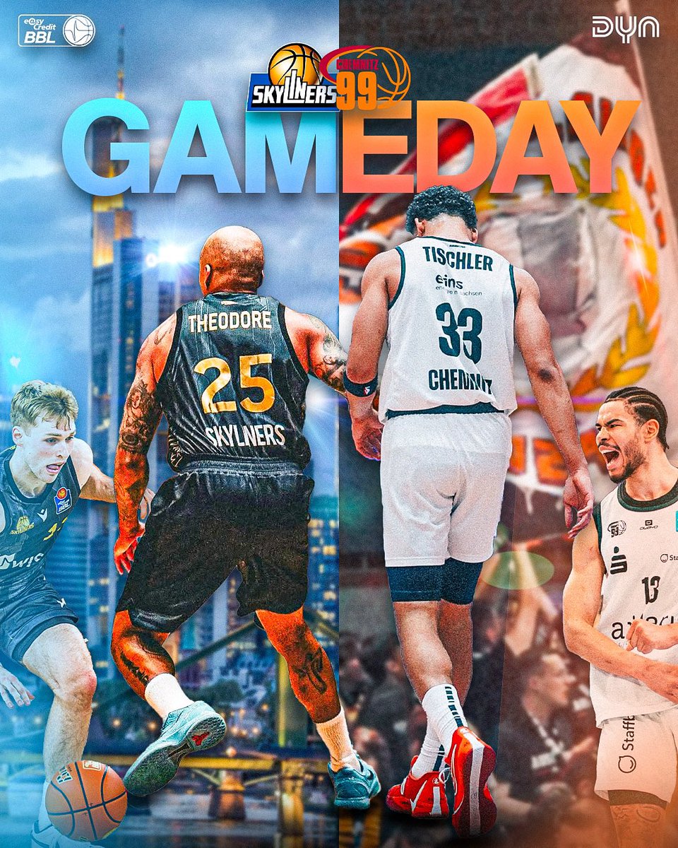 GAMEDAY 🧡

Heute treffen wir am 26. Spieltag auf die Frankfurt SKYLINERS! Let‘s Go!! 🔥🔥

📍 Süwag Energie ARENA
⌚️ 18:00
📺 Alle Spiele der @easycreditbbl Live und auf Abruf bei Dyn