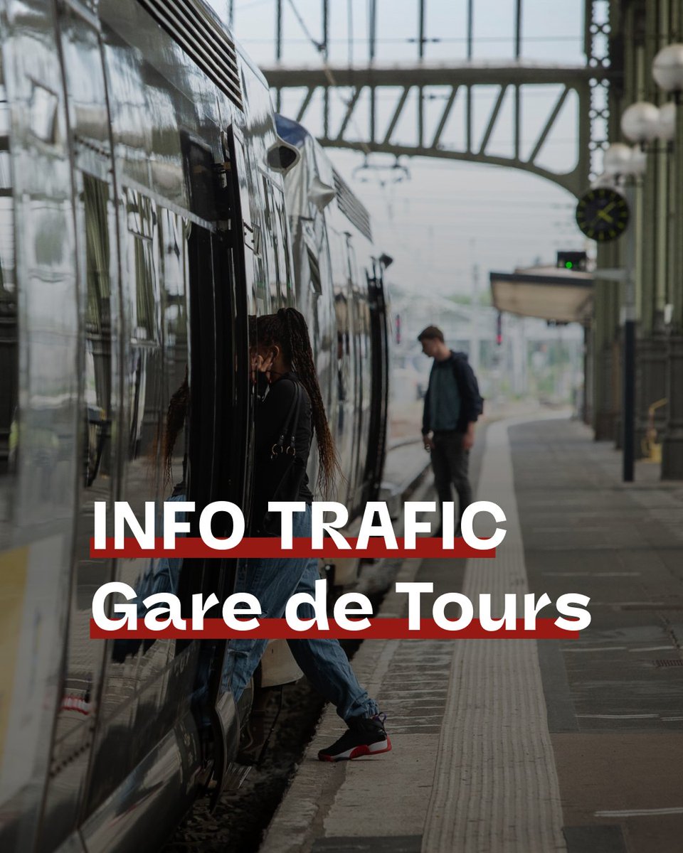 🟡 INFO TRAFIC – Gare de Tours

Informations SNCF - Suite à l’incendie du poste d’aiguillage, les réparations devraient durer environ 2 semaines.
Dès ce dimanche à 16h, une navette ferroviaire circulera chaque heure entre Tours et Saint-Pierre-des-Corps.

Le trafic est reporté