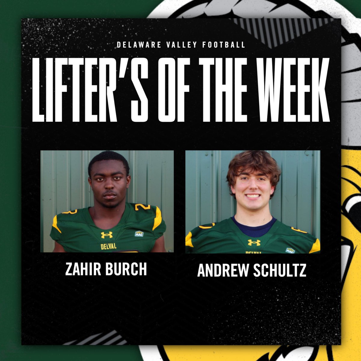Lifter’s of the week!
#DelValFootball #NoExcuses