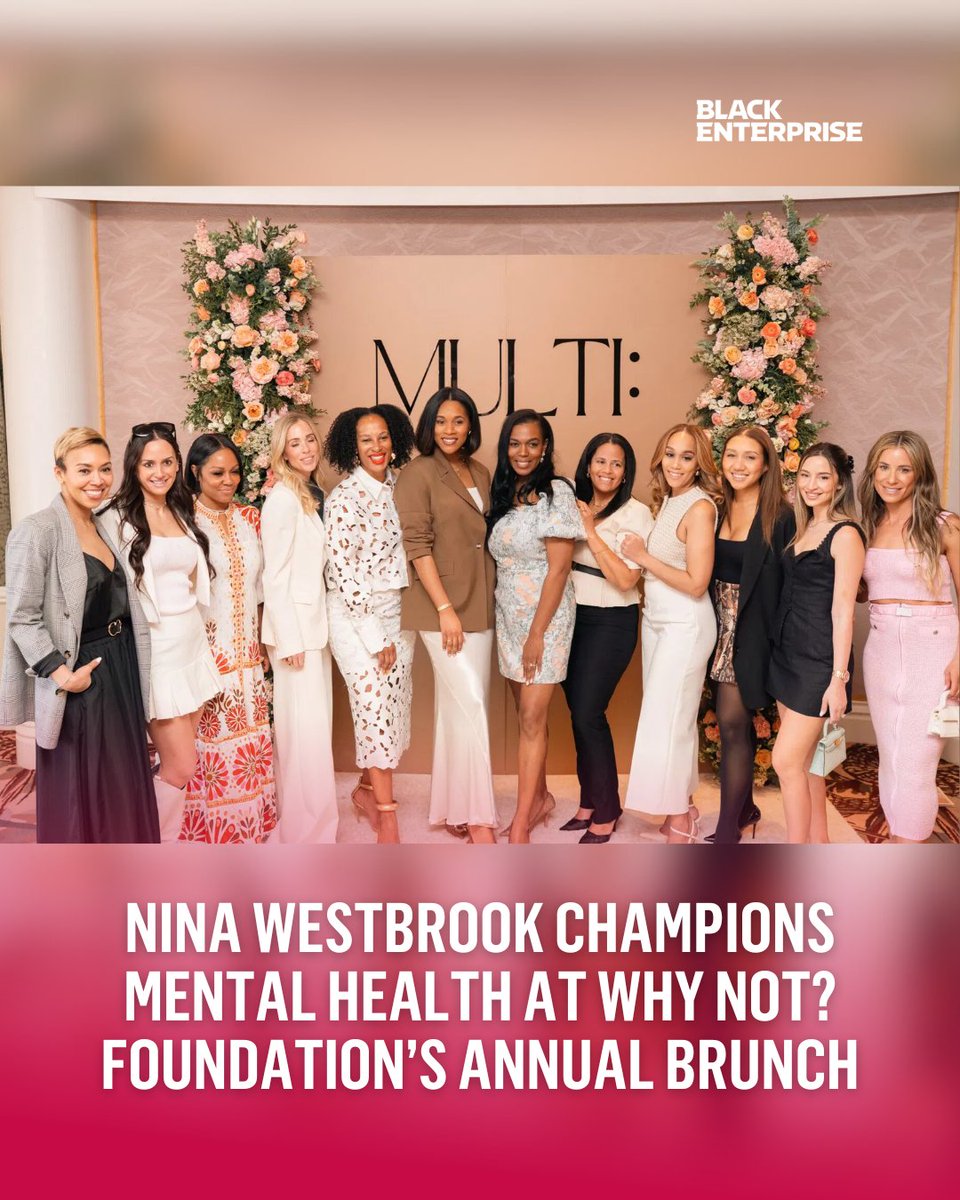 Nina Westbrook led the Why Not? Foundation’s third annual Mental Health and Wellness Brunch on March 20, raising funds to support mental health services in underserved Los Angeles communities. 

blackenterprise.com/nina-westbrook…