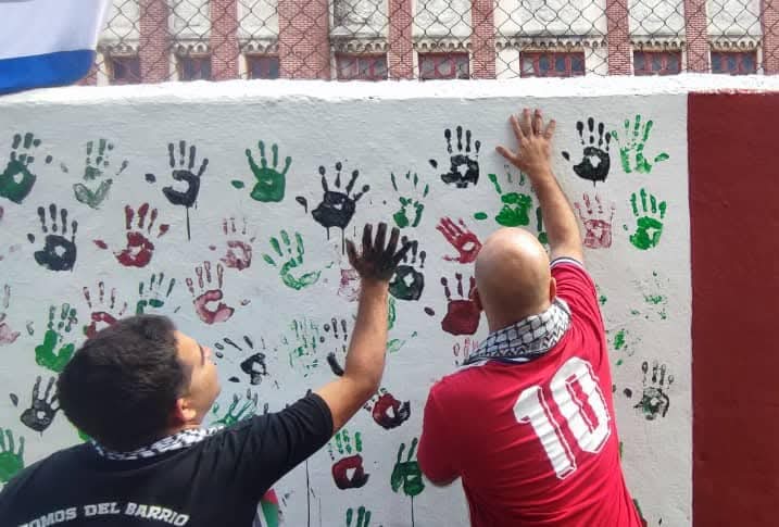Cumple un año el mural en la avenida Paseo, como recordatorio de la firme solidaridad de los cubanos con la causa del pueblo palestino. #Cuba #CDRCuba #FreePalestine #UnidosXCuba
