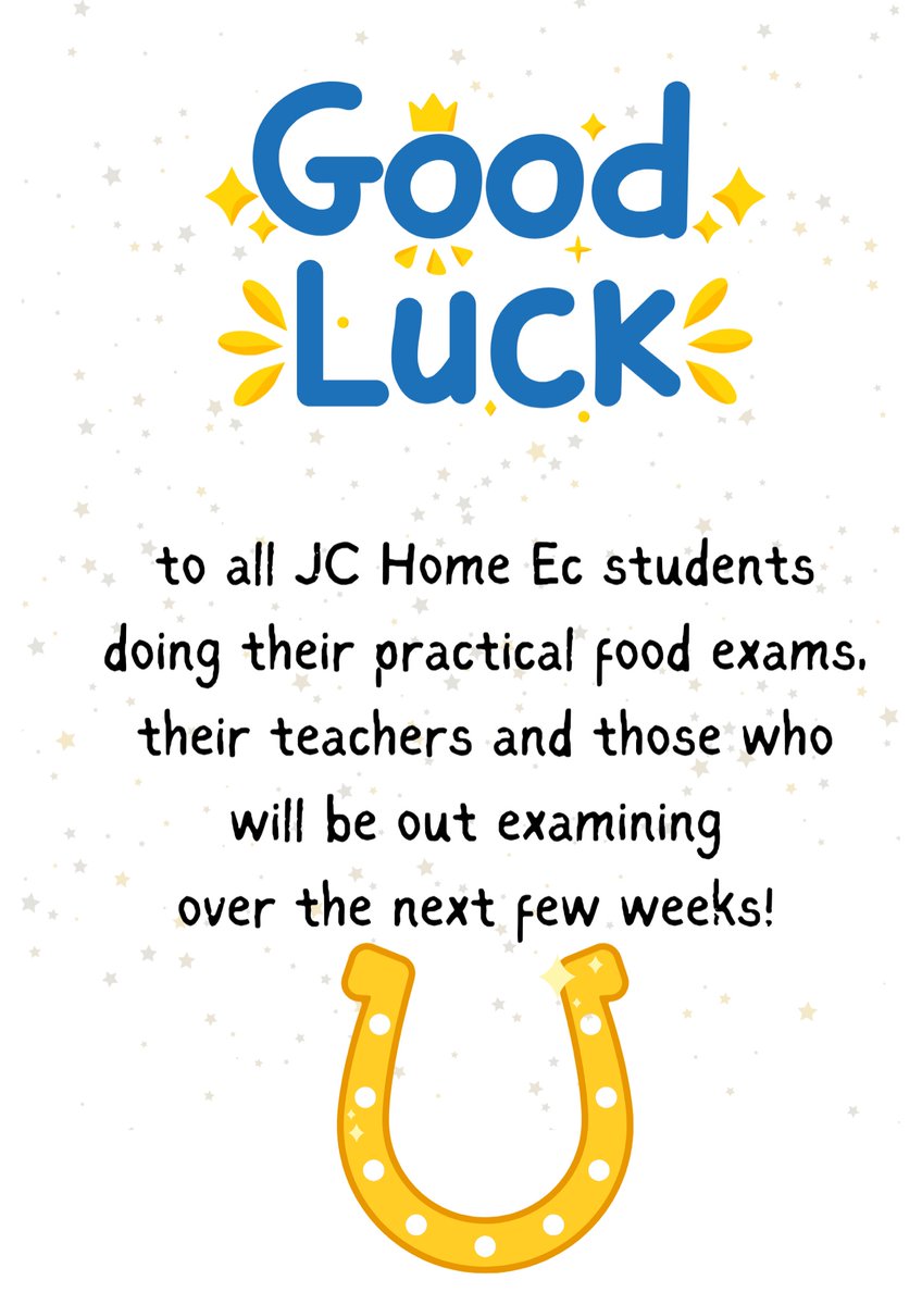 Wishing all Junior Cycle students and their teachers the very best of luck in their food literacy skills assessment taking place over the next few weeks.