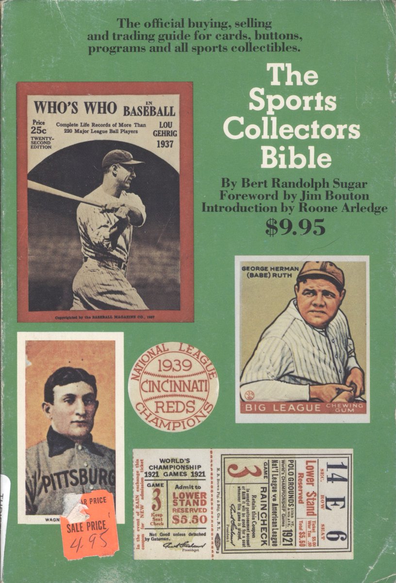 The Sports Collectors Bible by Bert Sugar is widely considered one of the essential early hobby publications, offering full checklists of many sets.  Apparently C. Christian Stiehl was not as fond of it and expressed his thoughts in the March 1976 issue of The Trading News