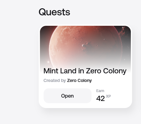 Littlepoorsk's tweet photo. ZERION WALLET https://t.co/WDcLoWijmu
Tiene un sistema de puntos y una tarea que me llama la atención es en ZERO COLONY. Mintear un land cuesta 0.009 ETH y ganas 1 CLNY que la podemos utilizar para mejorar nuestra land cada CLNY $0.87 
Suerte y díganme que les parece. https://t.co/sIZnwXyh5f