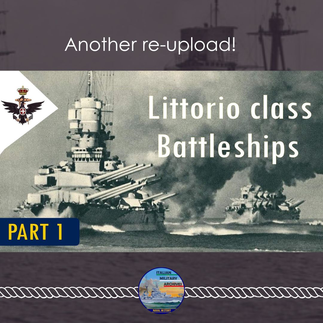 There you go... Littorio class battleships part 1 (restored): youtube.com/watch?v=pfiAkA…