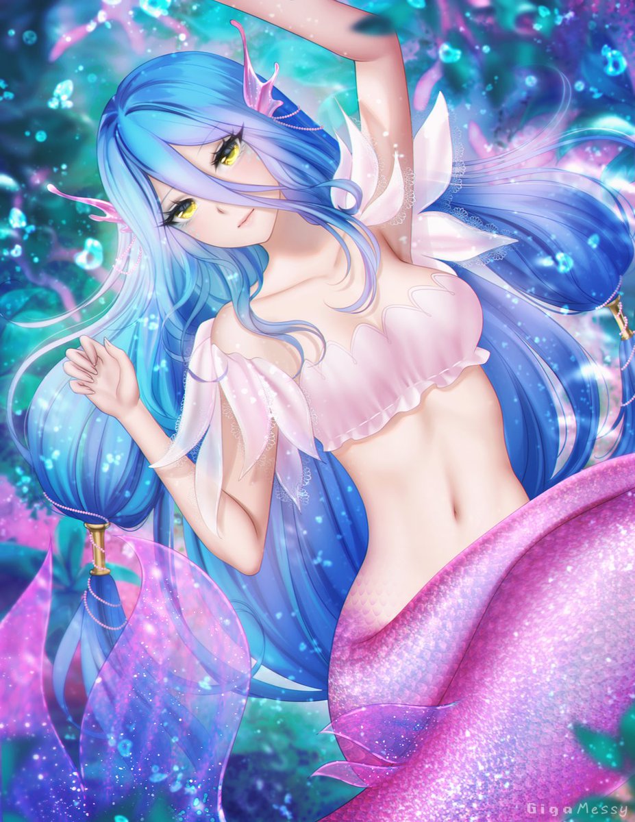 What if Azura but mermaid? 🧜‍♀️

#FireEmblem #FireEmblemHeroes #FEHeroes #FE14
