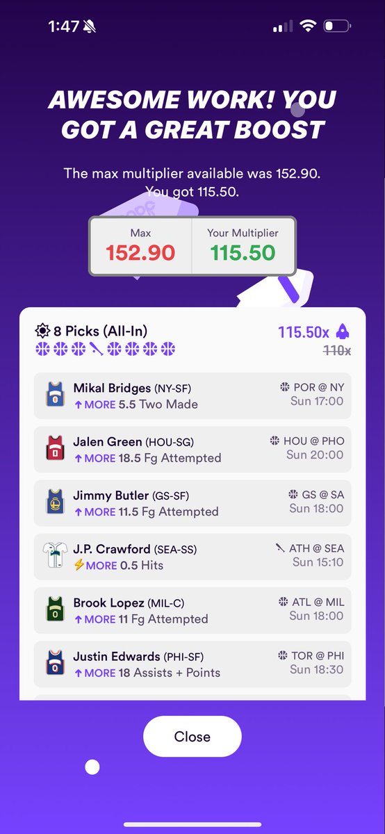 FollowOfficial's tweet image. I can’t lie this #rocketboost shit 🚀 dope ash Sharing is caring so here&apos;s an entry I placed on Dabble that you can copy!👌🥰💥🤞

$50 &amp;gt; $5775.00 
click.dabble.com/ugiS/dzn0zw9i