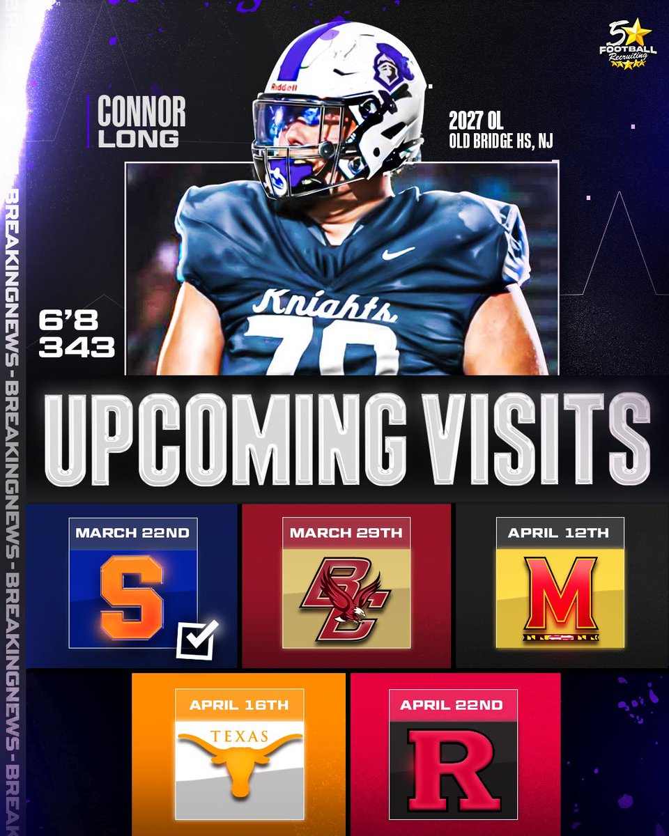 Connor long (@theconnorlong_) on Twitter photo Iβm super excited to visit all these school. Thank you to all the coaches for the invites!@adamgorney <a href="/RivalsFriedman/">Adam Friedman</a> <a href="/TomLoy247/">Tom Loy</a> <a href="/5StarFBRecruits/">5 Star Football Recruiting</a> <a href="/coach_hadac/">Coach Isaac</a> Iβm super excited to visit all these school. Thank you to all the coaches for the invites!@adamgorney <a href="/RivalsFriedman/">Adam Friedman</a> <a href="/TomLoy247/">Tom Loy</a> <a href="/5StarFBRecruits/">5 Star Football Recruiting</a> <a href="/coach_hadac/">Coach Isaac</a>