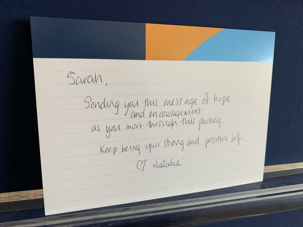 TheJimmyFund's tweet photo. At the event’s Message of Hope display supporters wrote caring and inspiring messages for @DanaFarber patients and their families.
You can celebrate and share your words of hope by commenting a message for our patients and families, too. #defycancer https://t.co/j0wepzVeee