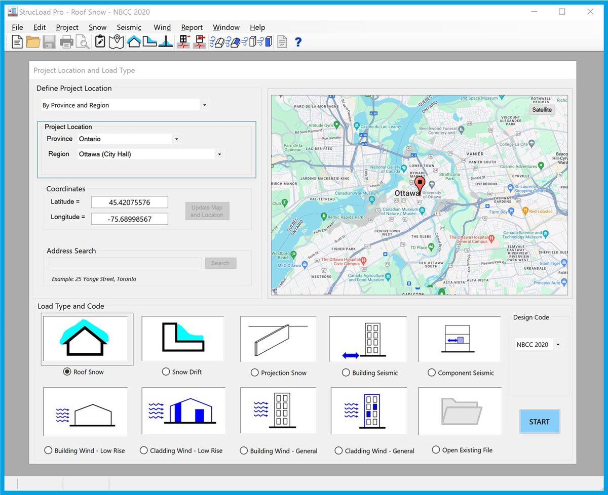 Check out our new software. StrucLoad Pro is a computer program for estimating structural loads in  accordance with the National Building Code of Canada (NBCC) 2020 and  2015. 
precastcomputing.com/strucload-pro/