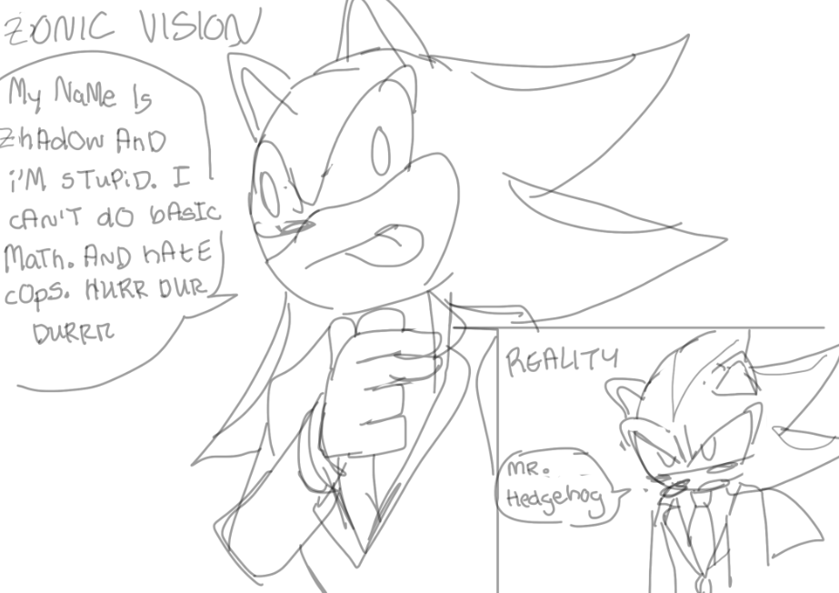 Arrow_Darkened's tweet photo. Zonic vision https://t.co/oouPhAvDAk