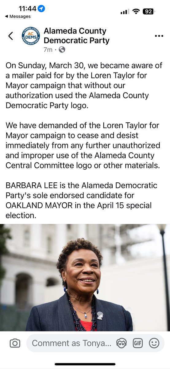 tdlove5's tweet photo. Dear @lorenmtaylor 's campaign: You should be able to do things the right way and respectfully.. 

Disavowing volatile associations 
Correcting KQED google ads
Cease and desists from the Dem Party? 
Apology to Black orgs? 
#oakland #oakmtg  🫤 https://t.co/Fh6m06qRyL