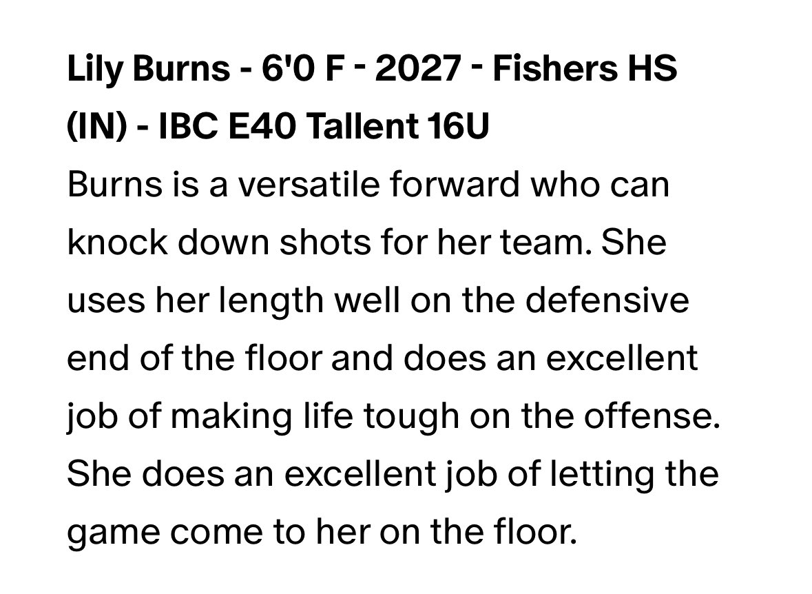Great work!  Write up from Asher Scouting.