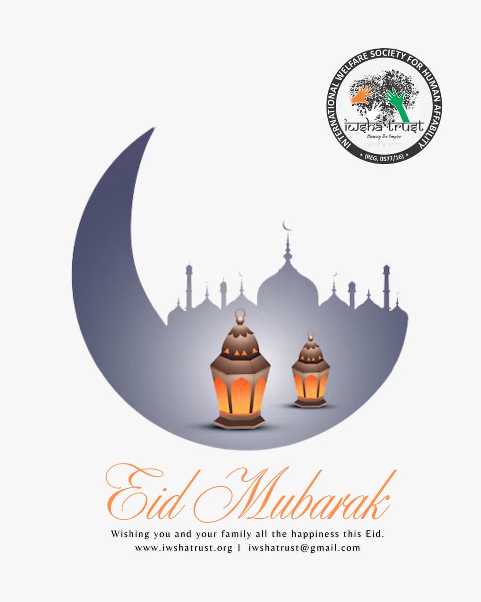 iwshatrust's tweet photo. आप सभी वतन वासियों को ईद की तहे दिल से मुबारकबाद।
#eid #indian #highlight #iwsha_trust #love https://t.co/XwR9RFQVUI