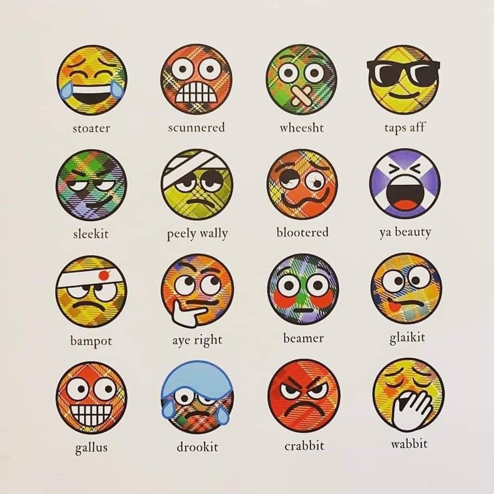 woodiechef's tweet photo. Rounding off #WeekMForMulticoloured with some Scottish emojis.
#AlphabetChallenge https://t.co/QDnxK2Sid0