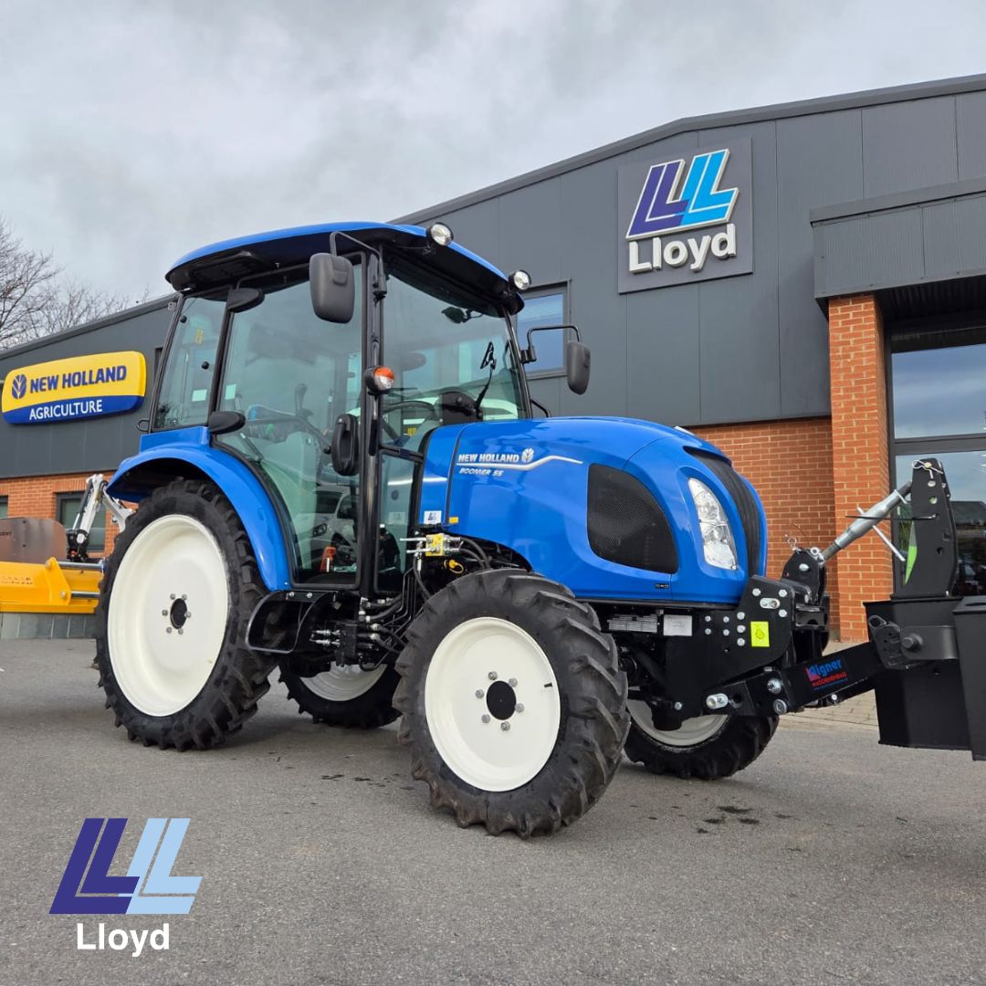 This new New Holland Boomer 55 was supplied to M Dodd Countryside Services, sold by Agricultural Sales Specialist James Brown at Lloyd Ltd Newcastle.

It was supplied with 1.5m &amp; 1.8m Bomford Turner flail mowers &amp; a Walter Watson Roller. 

Thank you for your continued business.