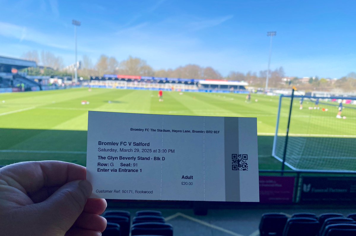 Joel Rookwood (@joelrookwood) on Twitter photo The shift from paper to mobile match tickets was inevitable, but it’s sad to see stubs become relics of the past.
Ticket collections hold so many memories and stories.
After completing The 92 again <a href="/bromleyfc/">Bromley FC</a> this is all 113 English Football League clubs this century - bar one. The shift from paper to mobile match tickets was inevitable, but it’s sad to see stubs become relics of the past.
Ticket collections hold so many memories and stories.
After completing The 92 again <a href="/bromleyfc/">Bromley FC</a> this is all 113 English Football League clubs this century - bar one.