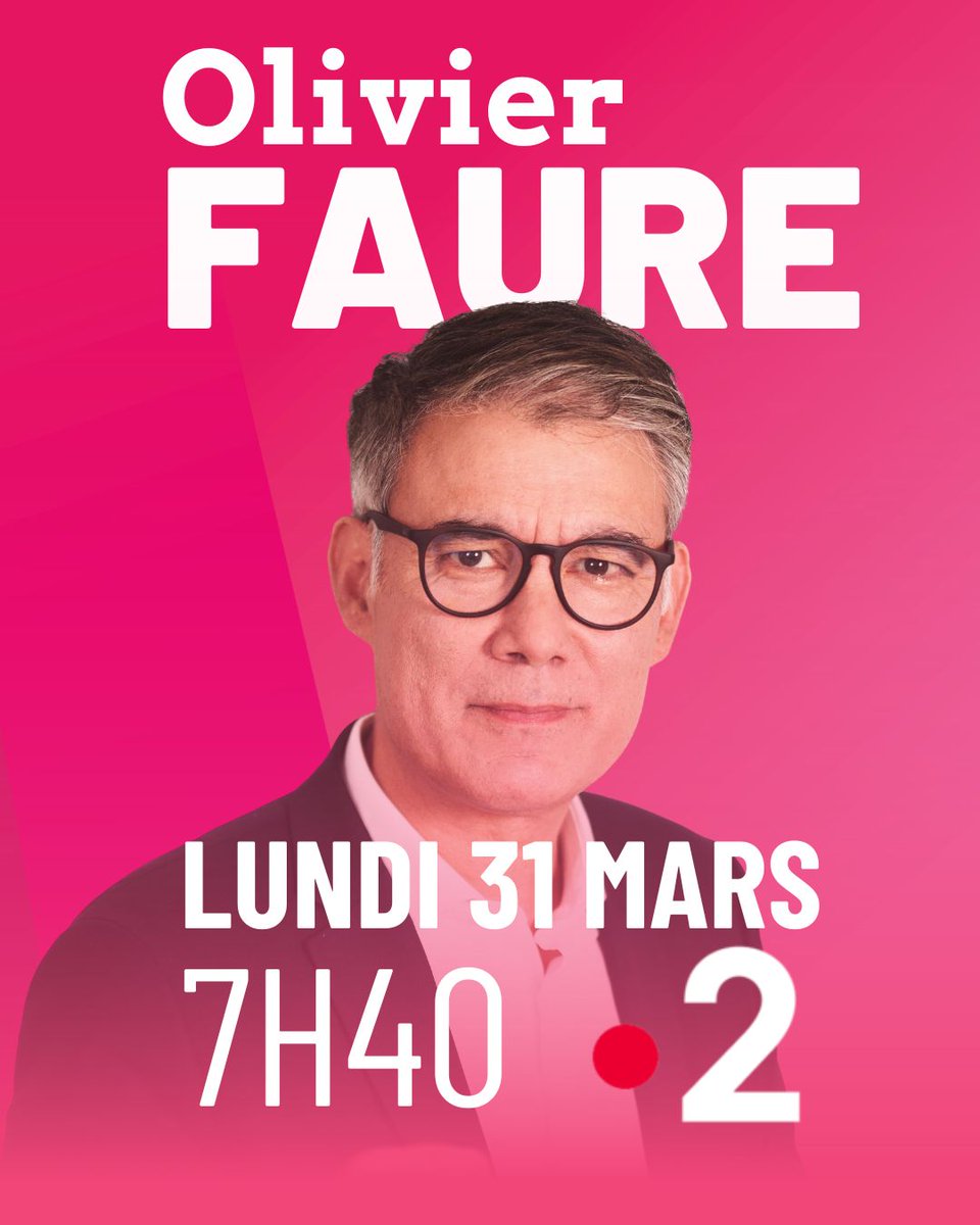 faureolivier's tweet photo. 📺 Demain matin, je serai l’invité de l'émission « Les 4 Vérités » sur France 2.

Retrouvons-nous à 7h40 
👉 https://t.co/wRismwfxZ3

#Les4V https://t.co/Uiq6ql1G2c