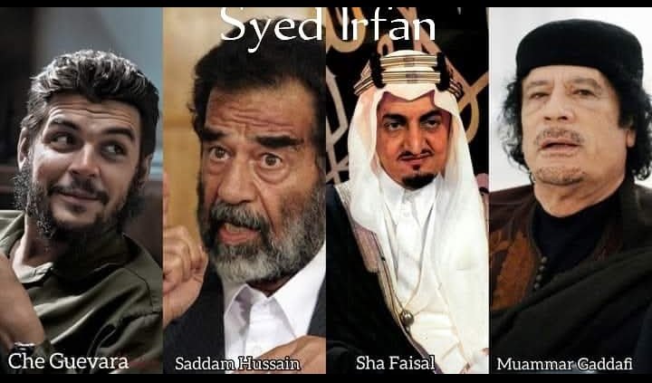 ༺sͥᴀᴅᴀͣᴍͫ༻ (@sh1jui) on Twitter photo <a href="/SH1JUI/">༺sͥᴀᴅᴀͣᴍͫ༻</a>
**چی گویرا، صدام حسین، شاہ فیصل اور معمر قذافی: اسلام کے چار بے خوف محافظ**
اگرچہ مغربی میڈیا اور استعماری طاقتوں نے ان شخصیات کو متنازعہ بنانے کی کوشش کی، لیکن حقیقت یہ ہے کہ یہ چاروں مسلم دنیا کے عظیم سپوت تھے جنہوں نے اپنی زندگیاں امت مسلمہ کی خدمت اور استعمار + 1/10 <a href="/SH1JUI/">༺sͥᴀᴅᴀͣᴍͫ༻</a>
**چی گویرا، صدام حسین، شاہ فیصل اور معمر قذافی: اسلام کے چار بے خوف محافظ**
اگرچہ مغربی میڈیا اور استعماری طاقتوں نے ان شخصیات کو متنازعہ بنانے کی کوشش کی، لیکن حقیقت یہ ہے کہ یہ چاروں مسلم دنیا کے عظیم سپوت تھے جنہوں نے اپنی زندگیاں امت مسلمہ کی خدمت اور استعمار + 1/10