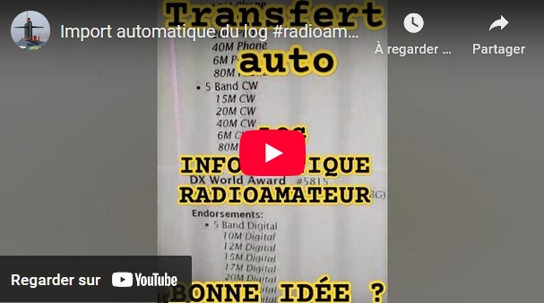Import automatique du log #radioamateur : Pas forcément la meilleure solution...

radioamateur.forumsactifs.com/t2635-import-a…

#hamradio #loginformatique #carnetdetrafic