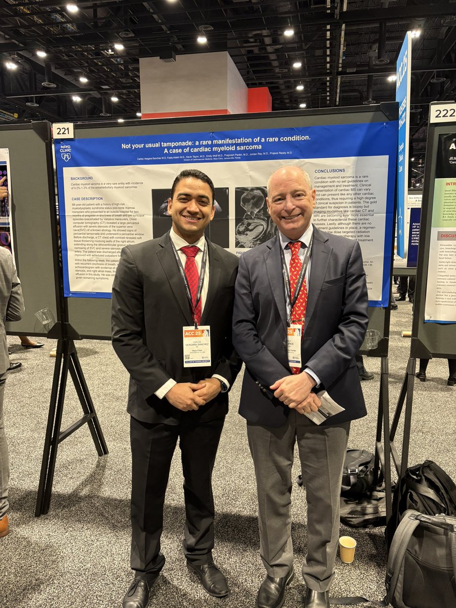 Carlos Vergara MD (@carlosvergaramd) on Twitter photo Many visitors today at my poster, more than presenting I enjoyed the conversation with all the residents and students that came to chat for some advice. #ACC is about connecting. Don’t ever doubt that you can make it too! Thank you for the <a href="/MayoClinicCV/">Mayo Clinic CV</a> FL family for the support. Many visitors today at my poster, more than presenting I enjoyed the conversation with all the residents and students that came to chat for some advice. #ACC is about connecting. Don’t ever doubt that you can make it too! Thank you for the <a href="/MayoClinicCV/">Mayo Clinic CV</a> FL family for the support.