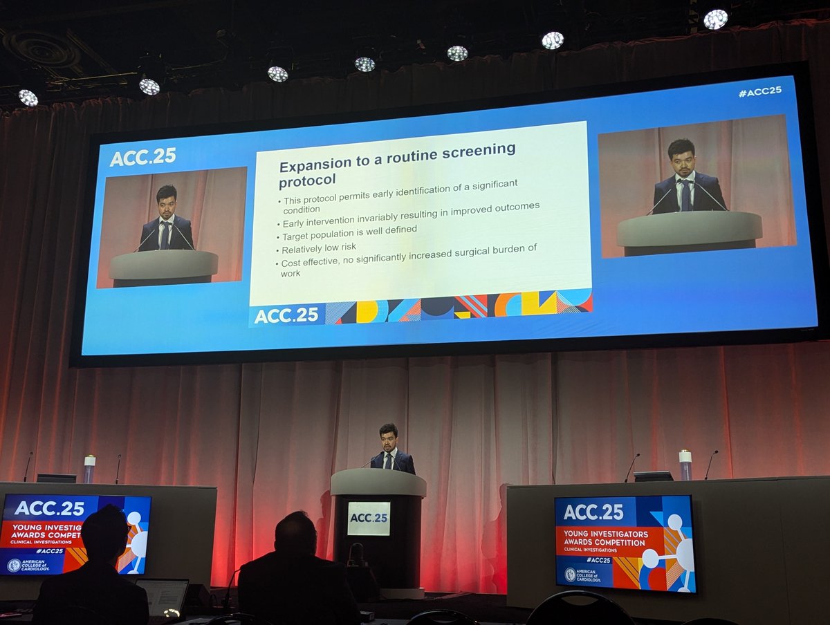 Dhruva Biswas, MD/PhD (@dhruva_biswas) on Twitter photo Dr <a href="/yousuf9021/">Yousuf Razvi</a> presents UK multicentre study on carpal tunnel biopsies for early detection of ATTR-CM
Amyloid was found in 35% of patients, w 29% showing cardiac involvement
Challenges the rarity of ATTR-CM + need for screening programs
<a href="/ACCinTouch/">American College of Cardiology</a> #ACC25 #CardioTwitter Dr <a href="/yousuf9021/">Yousuf Razvi</a> presents UK multicentre study on carpal tunnel biopsies for early detection of ATTR-CM
Amyloid was found in 35% of patients, w 29% showing cardiac involvement
Challenges the rarity of ATTR-CM + need for screening programs
<a href="/ACCinTouch/">American College of Cardiology</a> #ACC25 #CardioTwitter