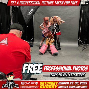 Go get your picture taken by the pros!!! 

It’s free and you get to download the high res photos after the con!