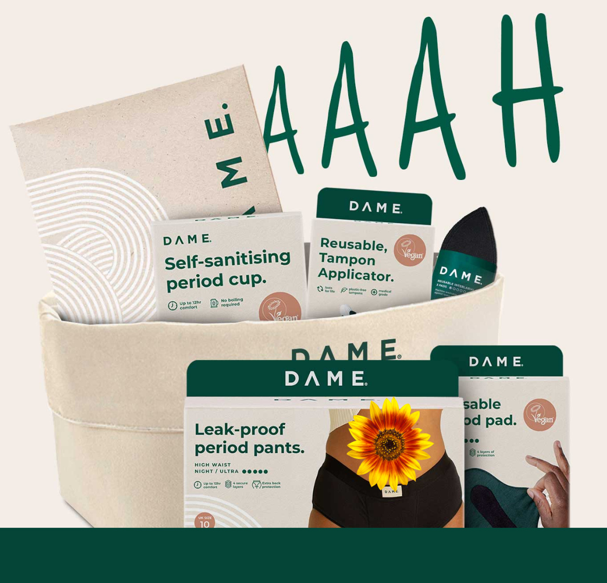 EverythingEnch1's tweet image. [AD] ➡️ Experience plastic-free period care with the ultimate DAME bundle 🌿😍. From tampons to pads, find what suits you best while making a sustainable choice 👇🏻

𝗦𝗛𝗢𝗣 𝗡𝗢𝗪 👉🏻  tidd.ly/43hb96O

 #periodessentials  #affiliatelinks #sustainableperiods #EcoFriendly