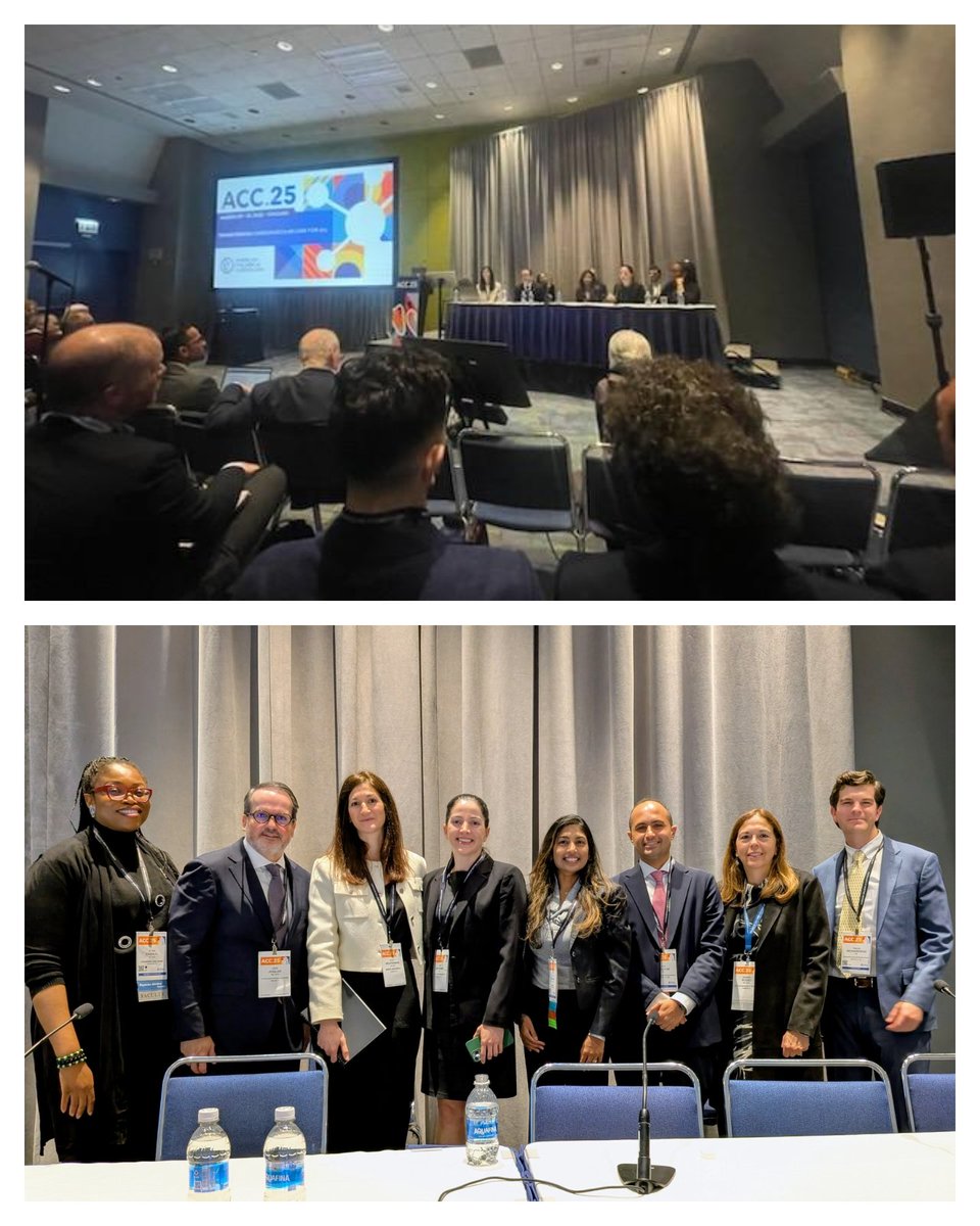 Rachita Navara, MD FACC FHRS (@drrachitaep) on Twitter photo Honored to be part of this all-star panel on contemporary management of AFib at #ACC25
🔑 Takeaways: refer to EP early after AF diagnosis, take wearable device-detected AF seriously, avoid cardioversion without antiarrhythmics, and monitor monitor monitor! <a href="/ACCinTouch/">American College of Cardiology</a> <a href="/SafeBeat/">SafeBeat Rx</a> Honored to be part of this all-star panel on contemporary management of AFib at #ACC25
🔑 Takeaways: refer to EP early after AF diagnosis, take wearable device-detected AF seriously, avoid cardioversion without antiarrhythmics, and monitor monitor monitor! <a href="/ACCinTouch/">American College of Cardiology</a> <a href="/SafeBeat/">SafeBeat Rx</a>