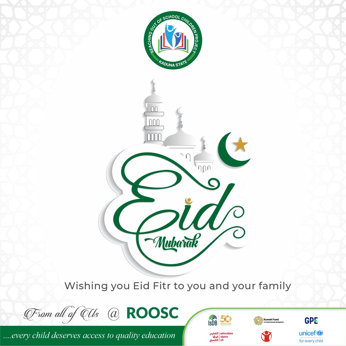 roosckaduna's tweet photo. Eid Mubarak!!! May God accept all our sacrifices, may He make it easy for us and grant us paradise in the end. #eid #Eid2025 #eidulfitr2025 #roosc #rooscproject #oosc https://t.co/zJfhDpIok8