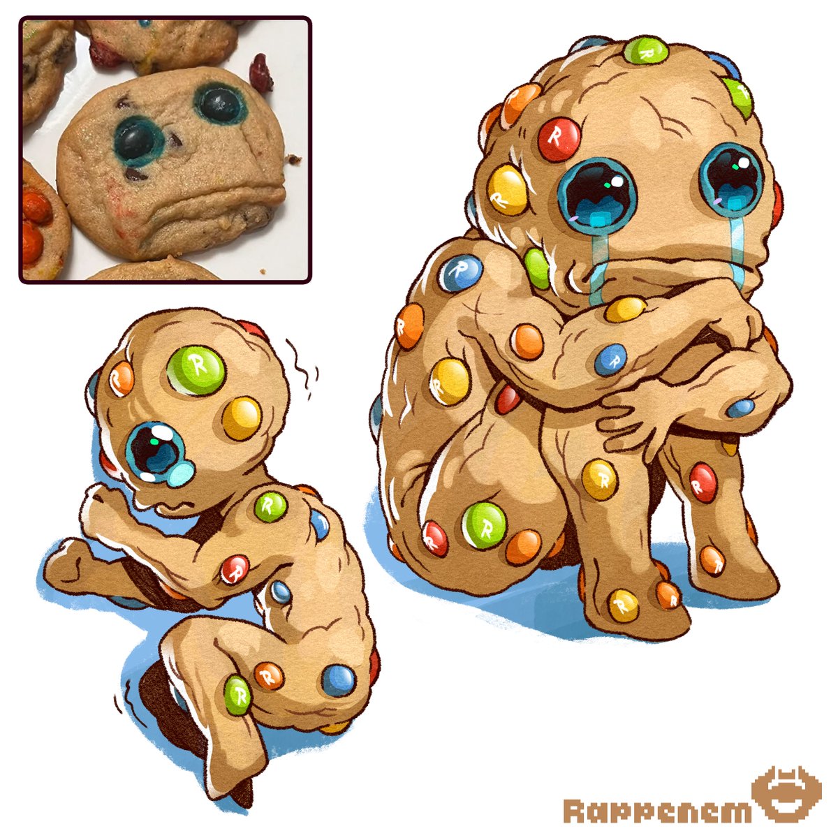 Rappenem's tweet image. Sad cookie